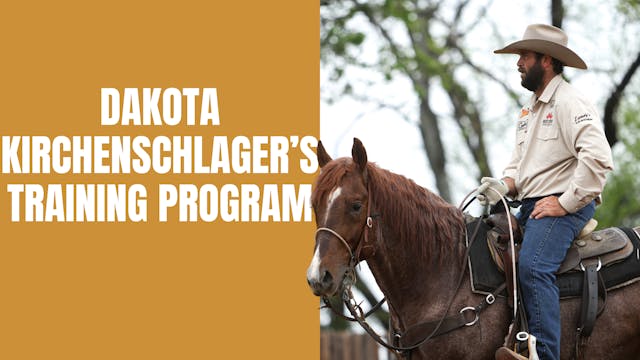 Dakota Kirchenschlager’s Training Pro...