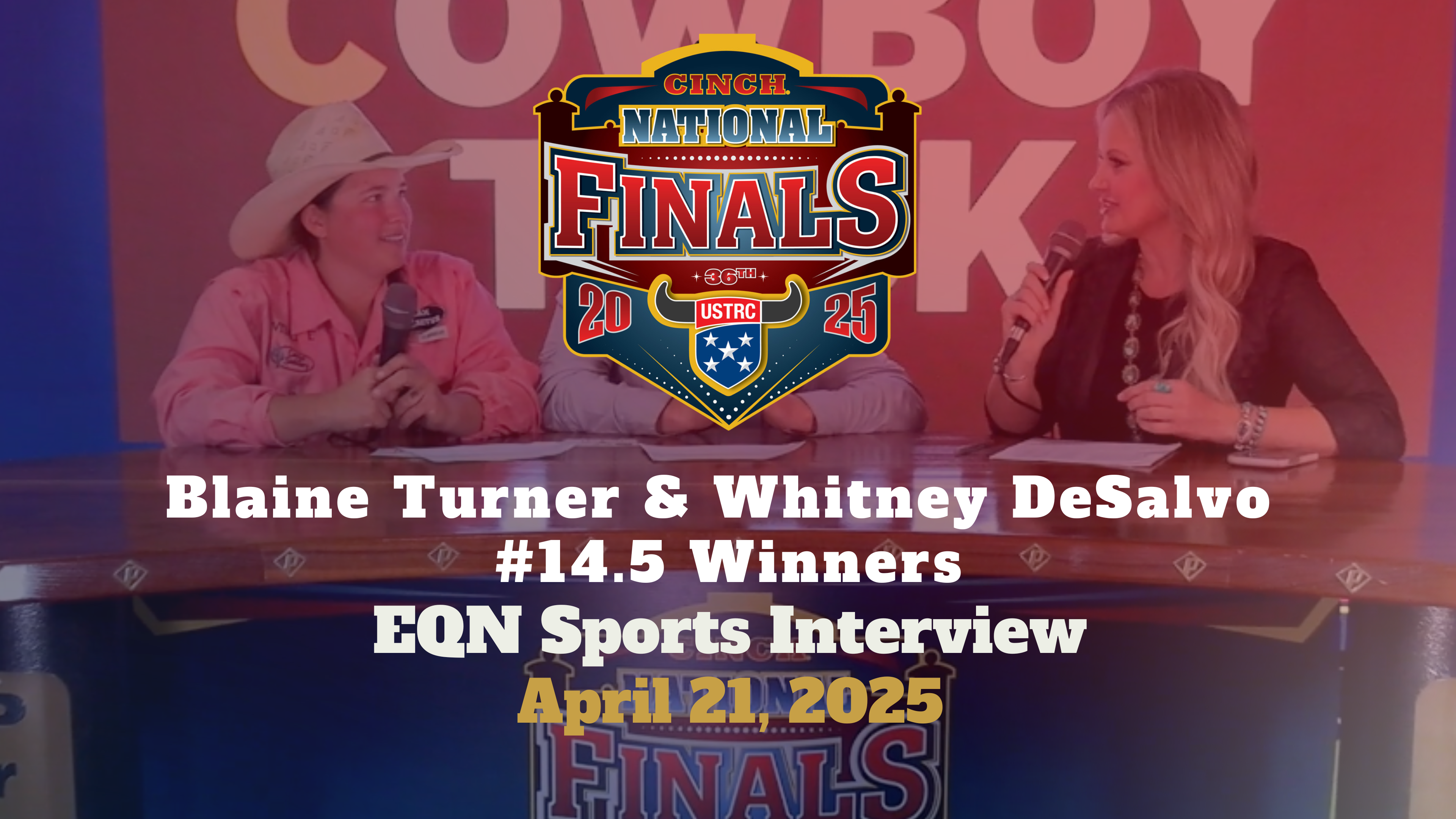 Blaine Turner & Whitney DeSalvo, 14.5 Winners | USTRC National Finals | 4/21/25