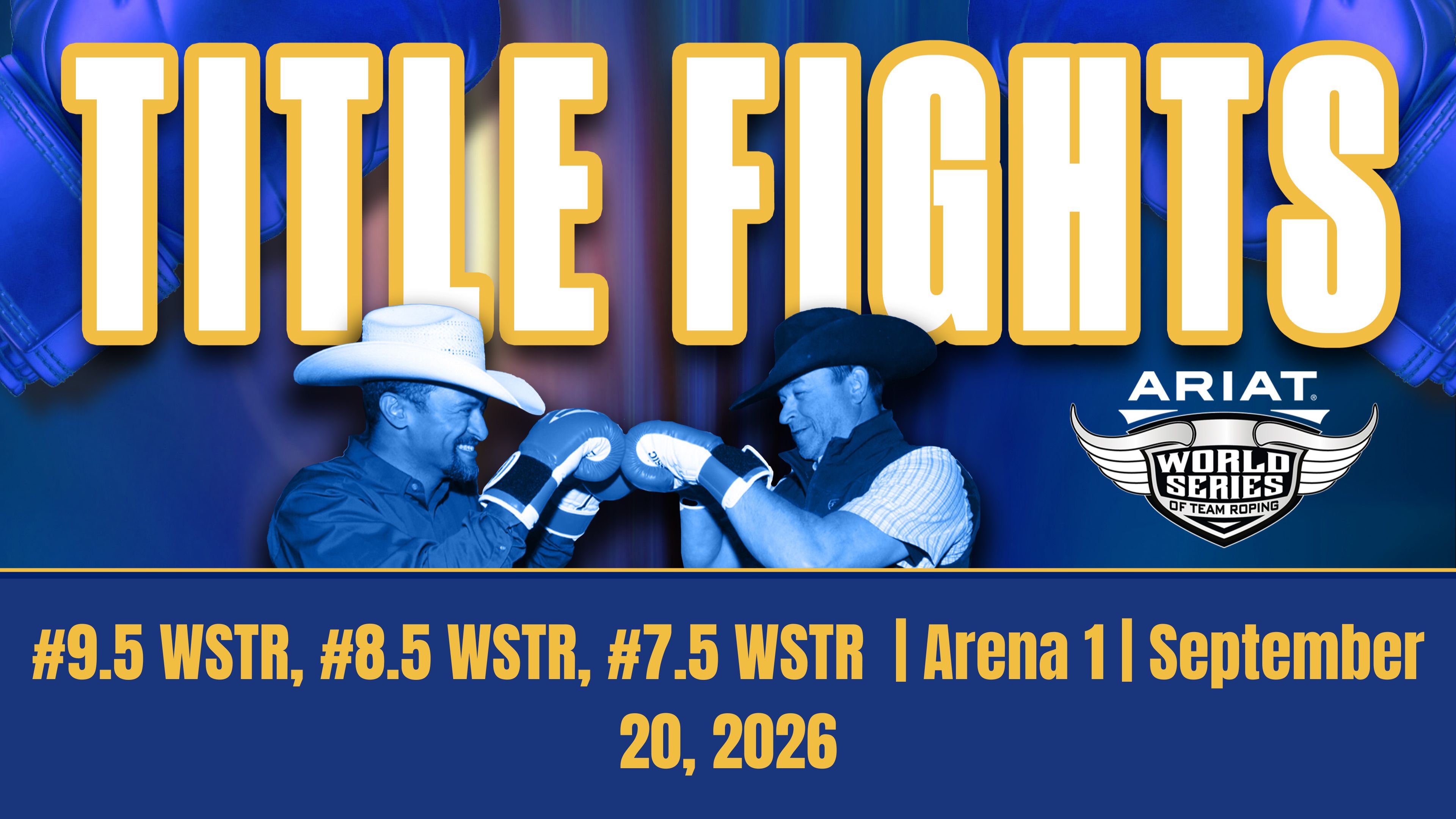 Arena 1 | #9.5, #8.5, #7.5 | WSTR’s Title Fights | 9/20/26