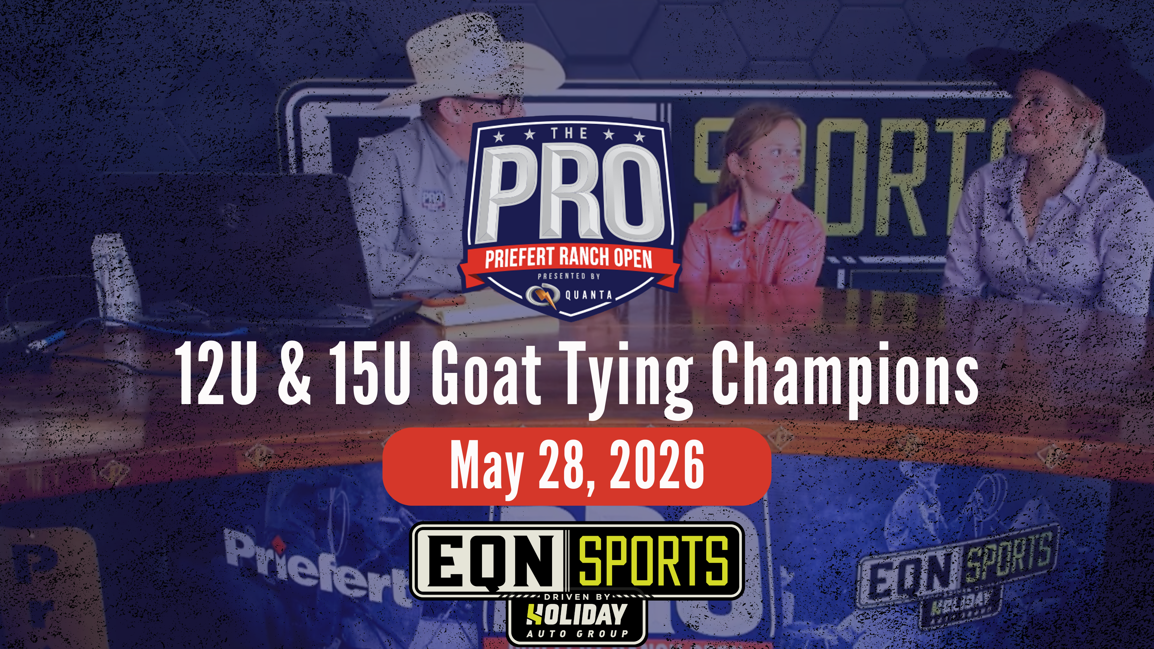 12U & 15U Goat Tying Champs | Pro Priefert Ranch Roping | EQN Sports Desk