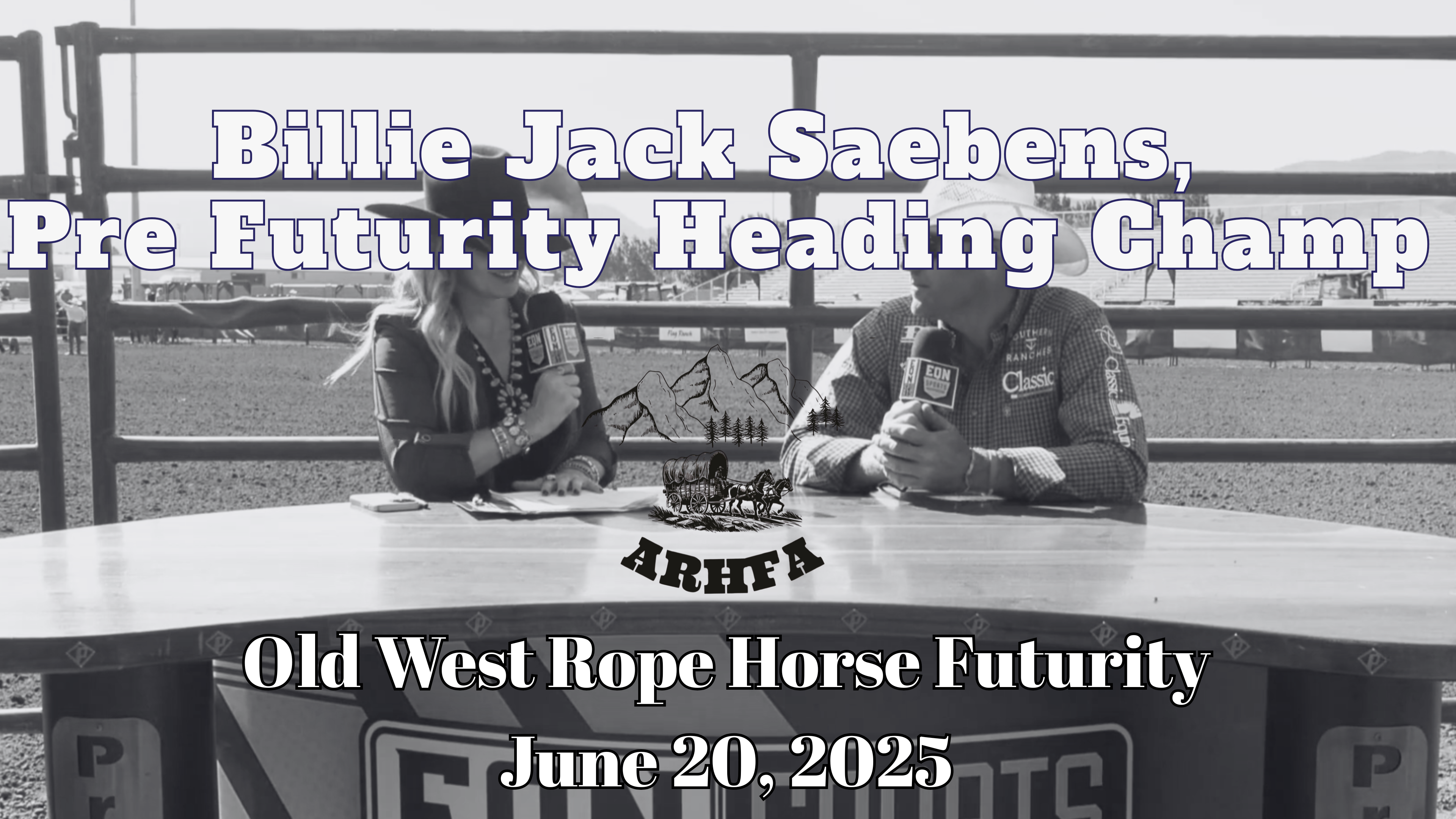 Billie Jack Saebens, Pre Futurity Heading Champ | Old West Futurity | 6/20/25