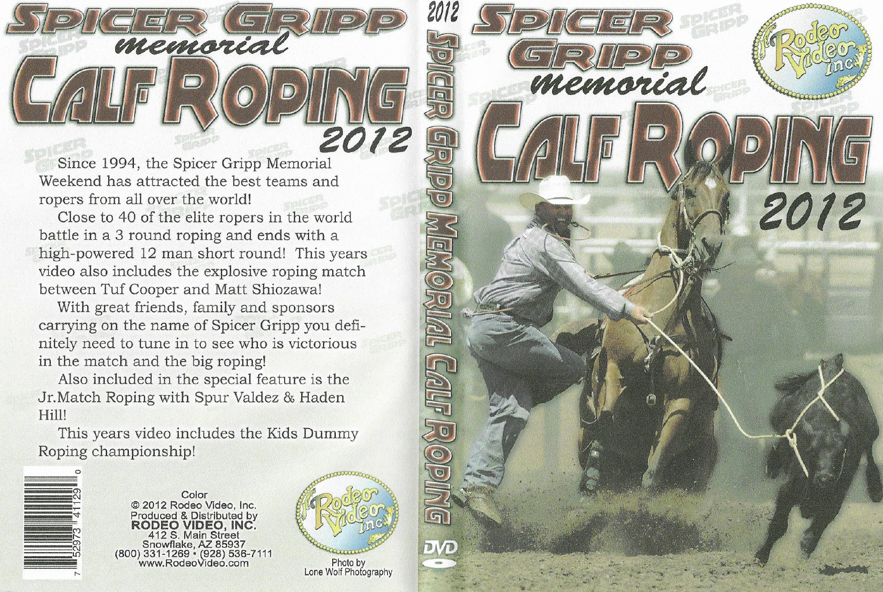 2012 Spicer Gripp Memorial | Calf Roping
