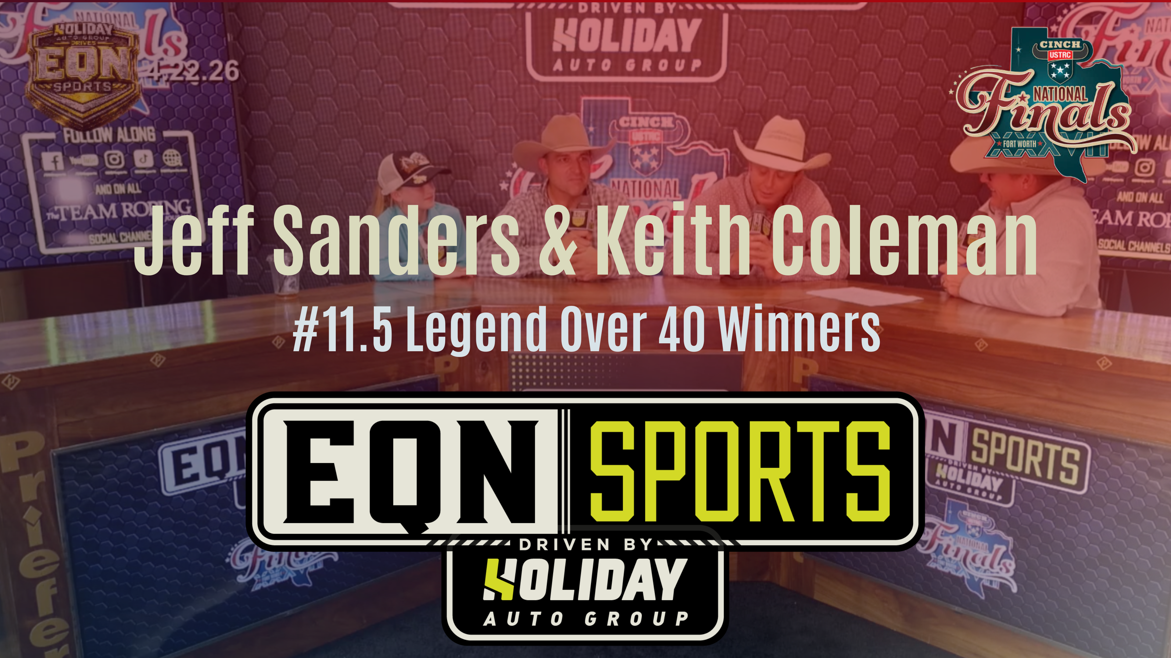 Jeff Sanders & Keith Coleman, 11.5 Legend Winners | USTRC  | EQN Sports