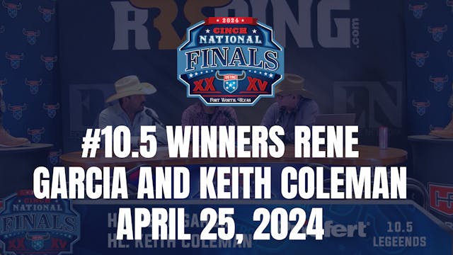#10.5 Winners Rene Garcia and Keith C...