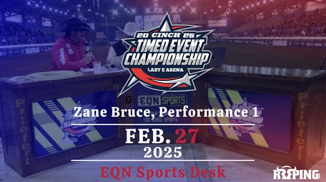 Zane Bruce, Performance 1 | Cinch Tim...