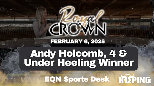 Andy Holcomb, 4 & Under Heeling Winne...