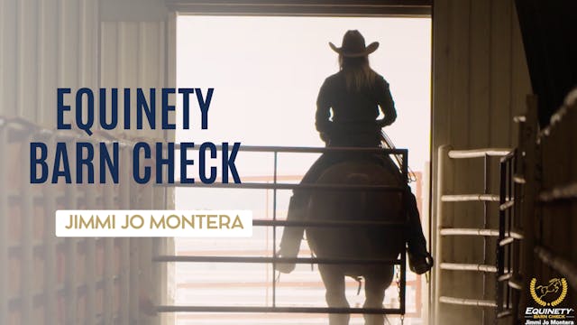 Jimmi Jo Montera Equinety Barn Check