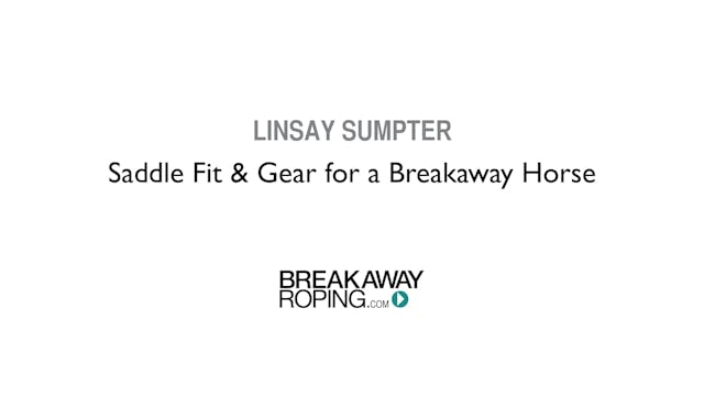 Saddle Fit and Gear for a Breakaway H...