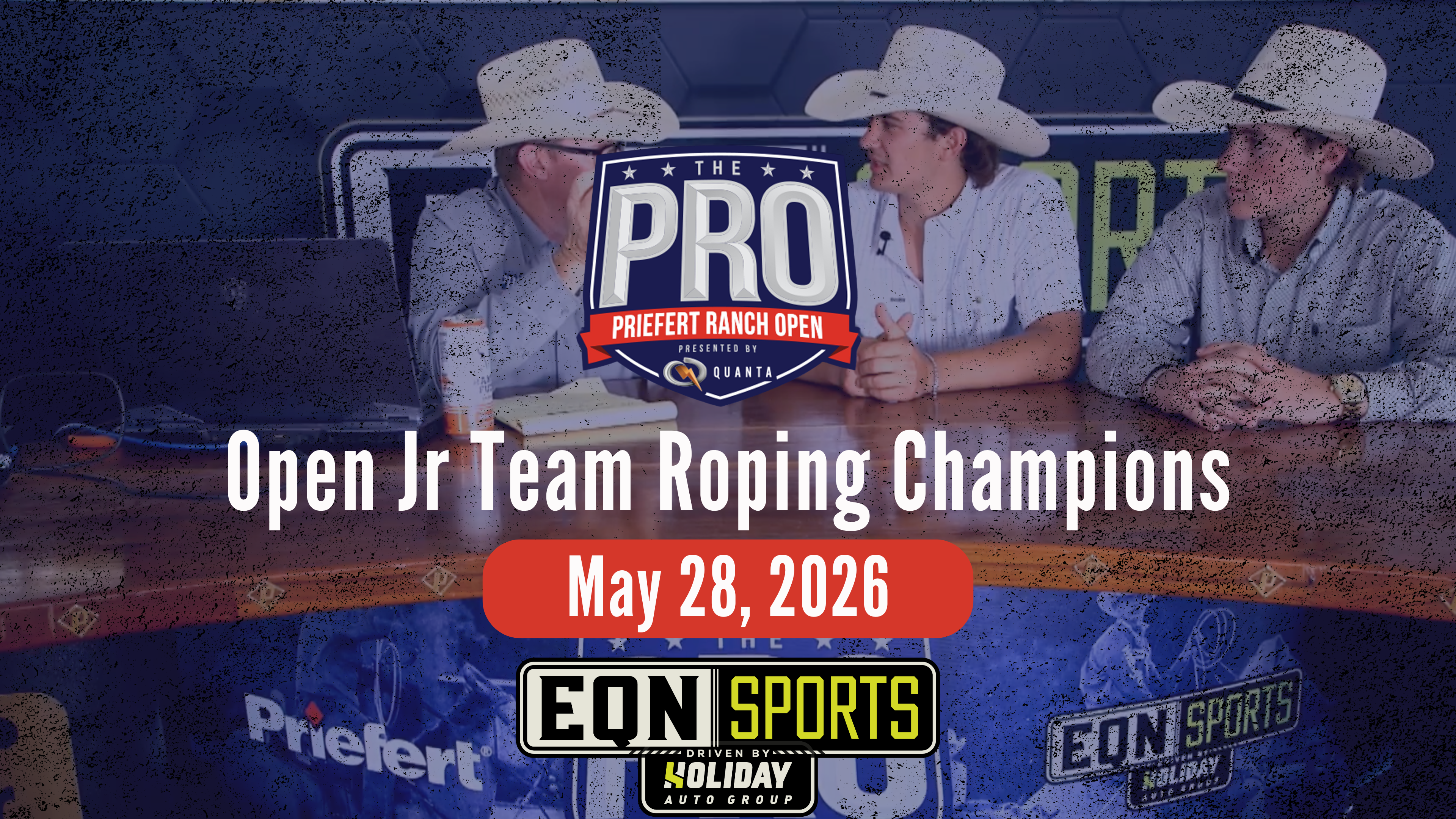 Open JR Team Roping Champs | Pro Priefert Ranch Roping | EQN Sports Desk