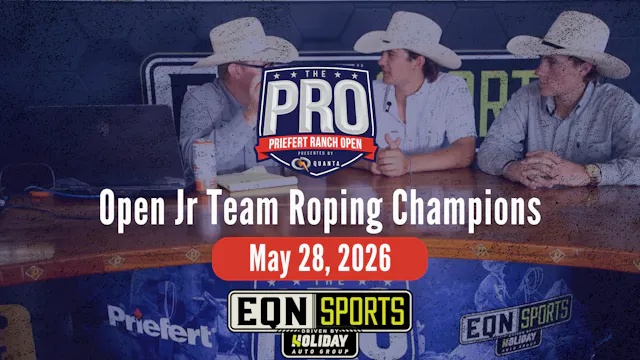 Open JR Team Roping Champs | Pro Prie...