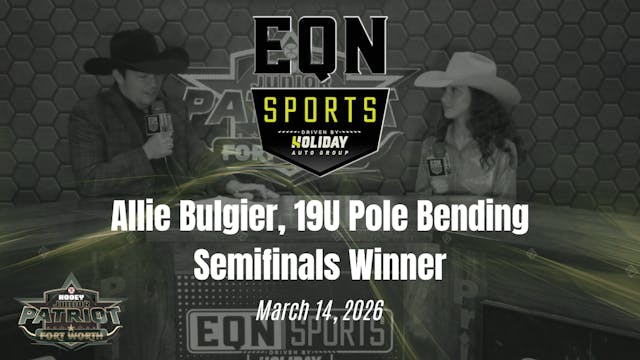 Allie Bulgier, 19U Pole SF Winner | E...