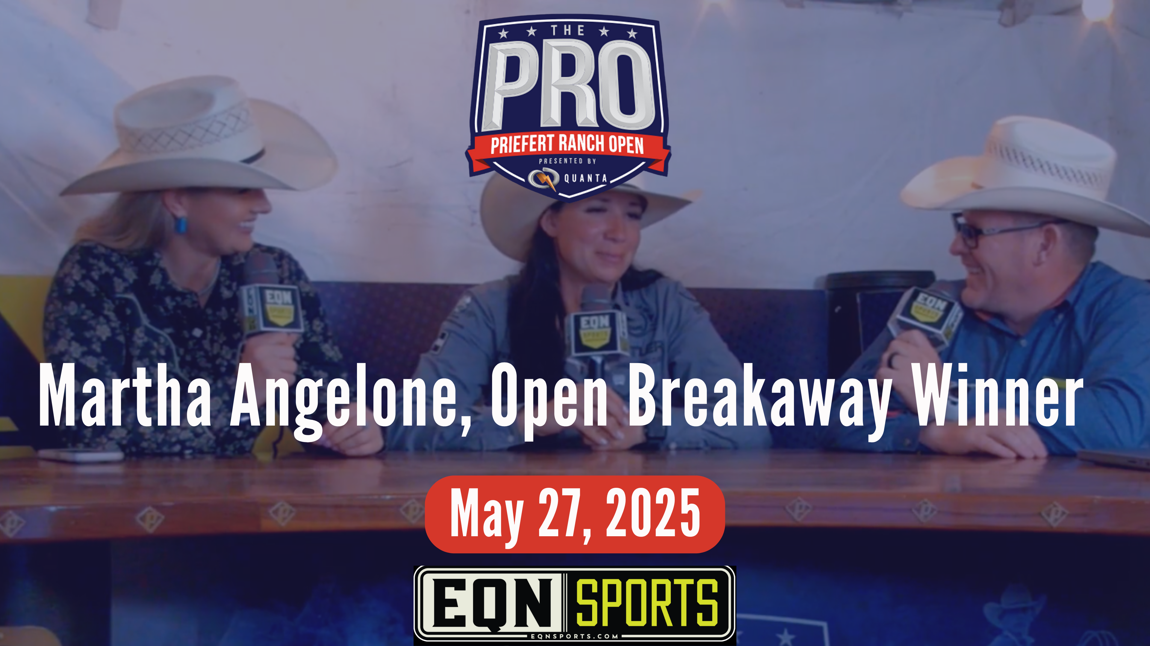 Martha Angelone, Open Breakaway Winner | Priefert Pro Ranch Open | 5/27/25