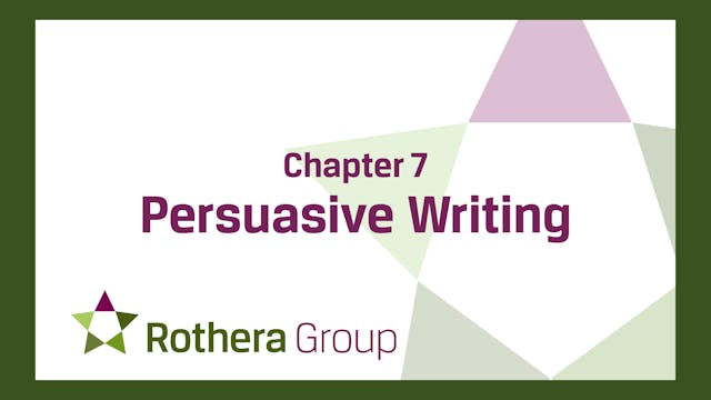 07 Persuasive Writing