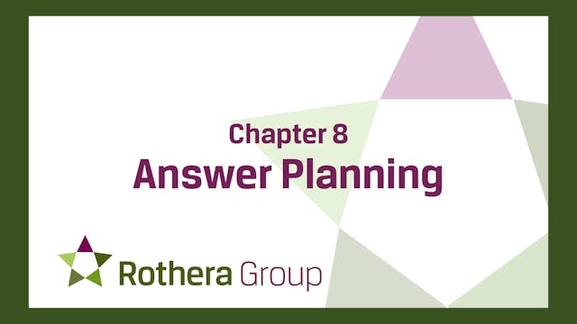 08 Answer Planning