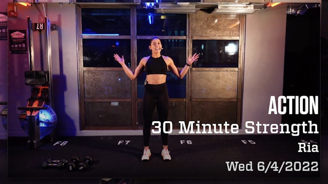 30 minute Action Upper Body Strength with Ria