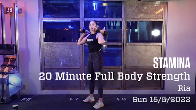20 minute Stamina Full Body Strength with Ria