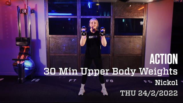 30 minute ACTION Upper Body Weights w...