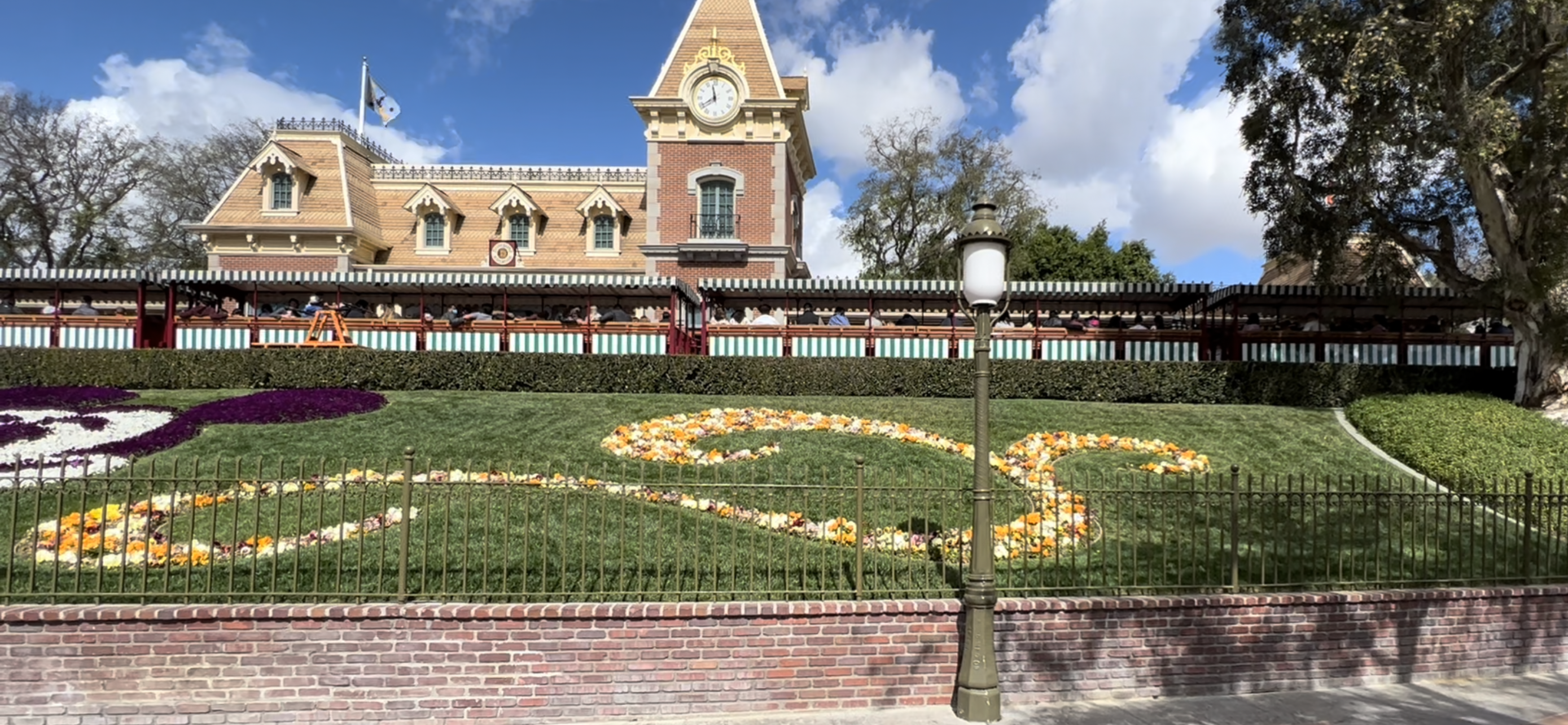 Walking into Disneyland