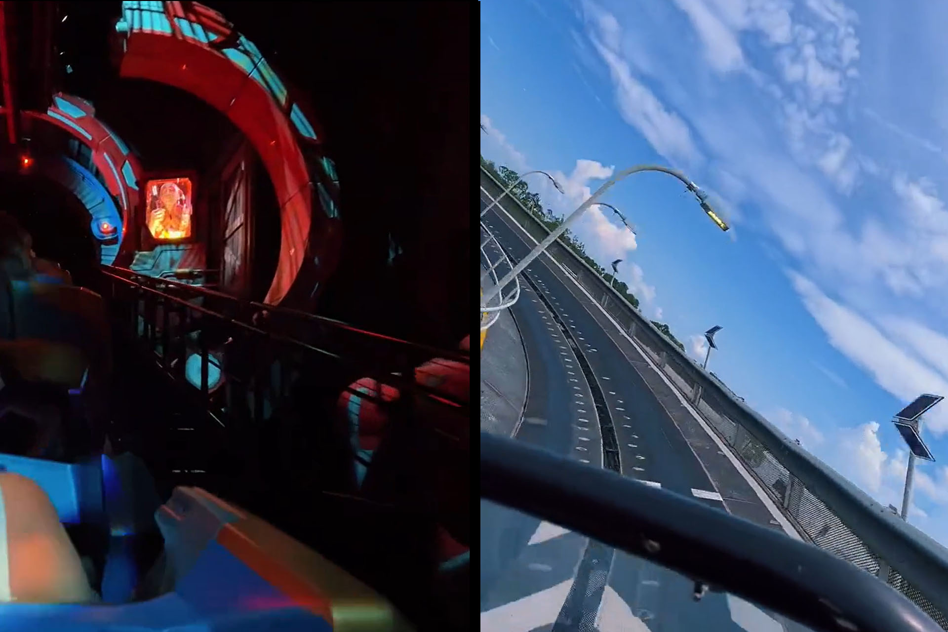 Cosmic Rewind and Test Track