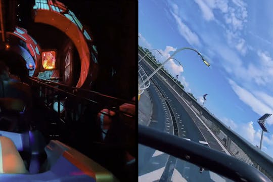 Cosmic Rewind and Test Track