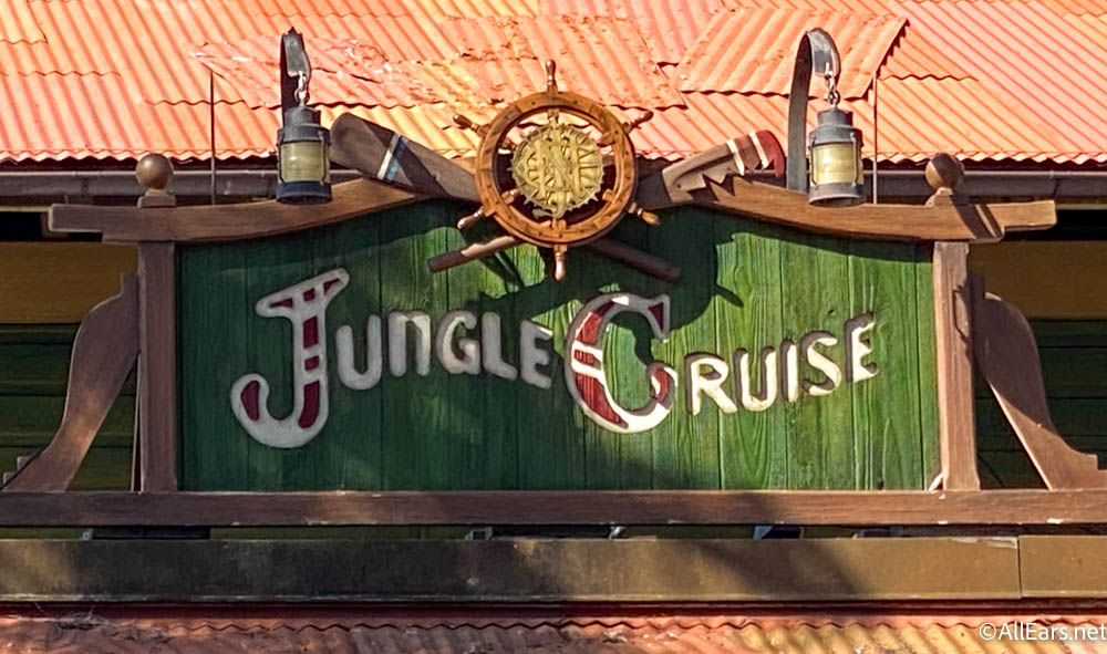 Waiting in line for Jungle Cruise