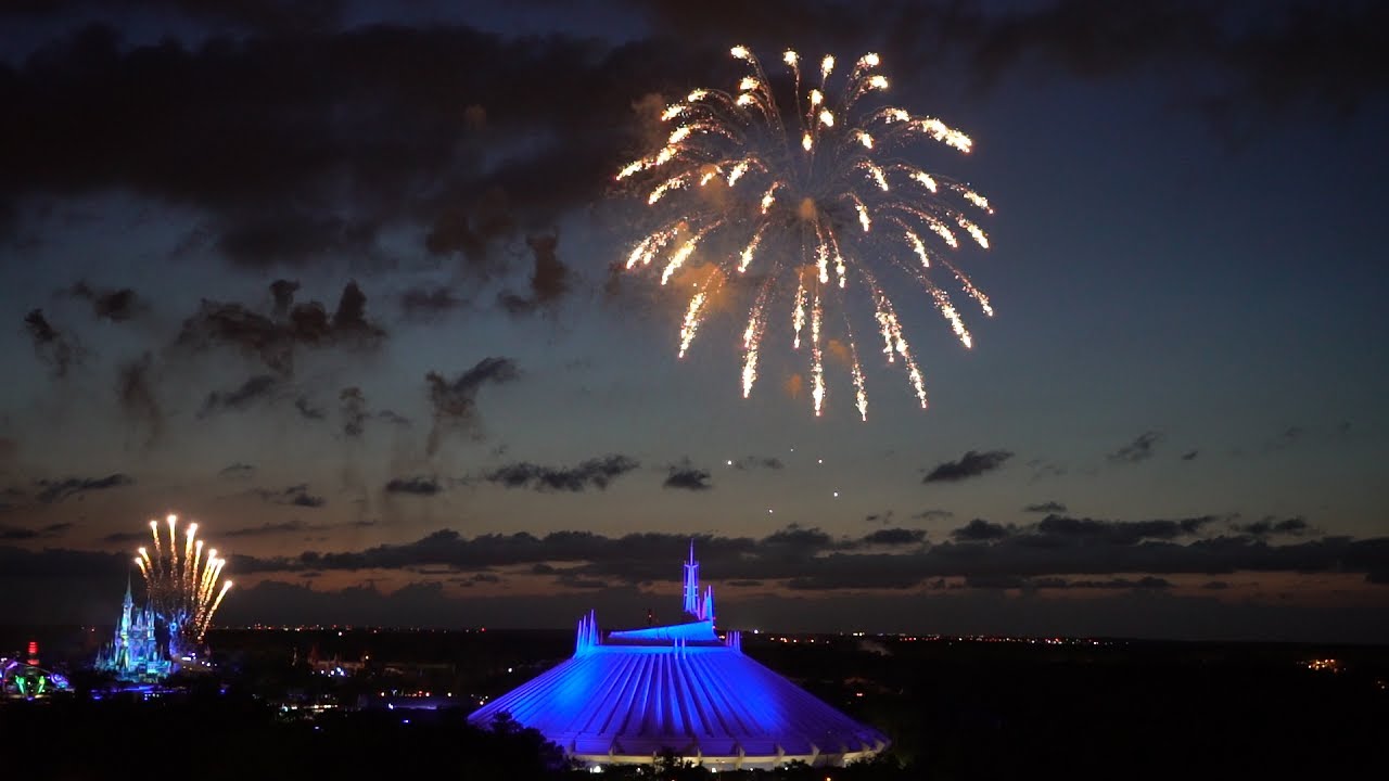 Rooftop Fireworks at Contemporary Resort