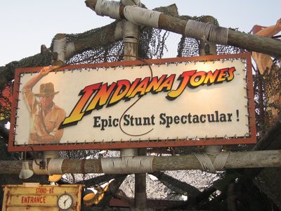 Just another day at Indiana Jones Epic Stunt Spectacular 