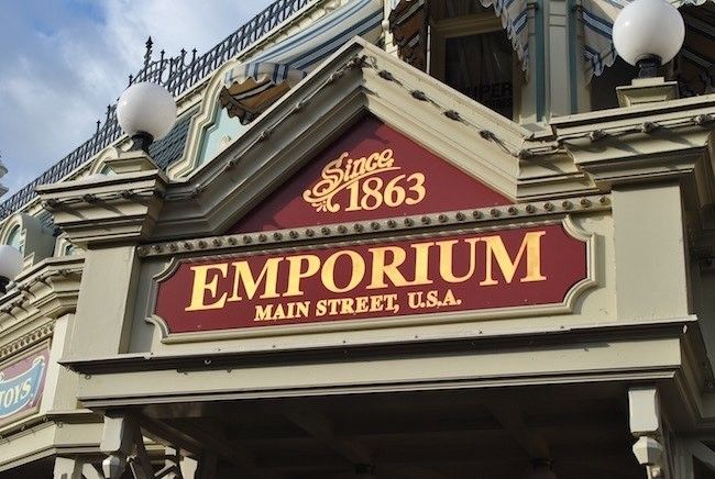 Window shopping at Magic Kingdom