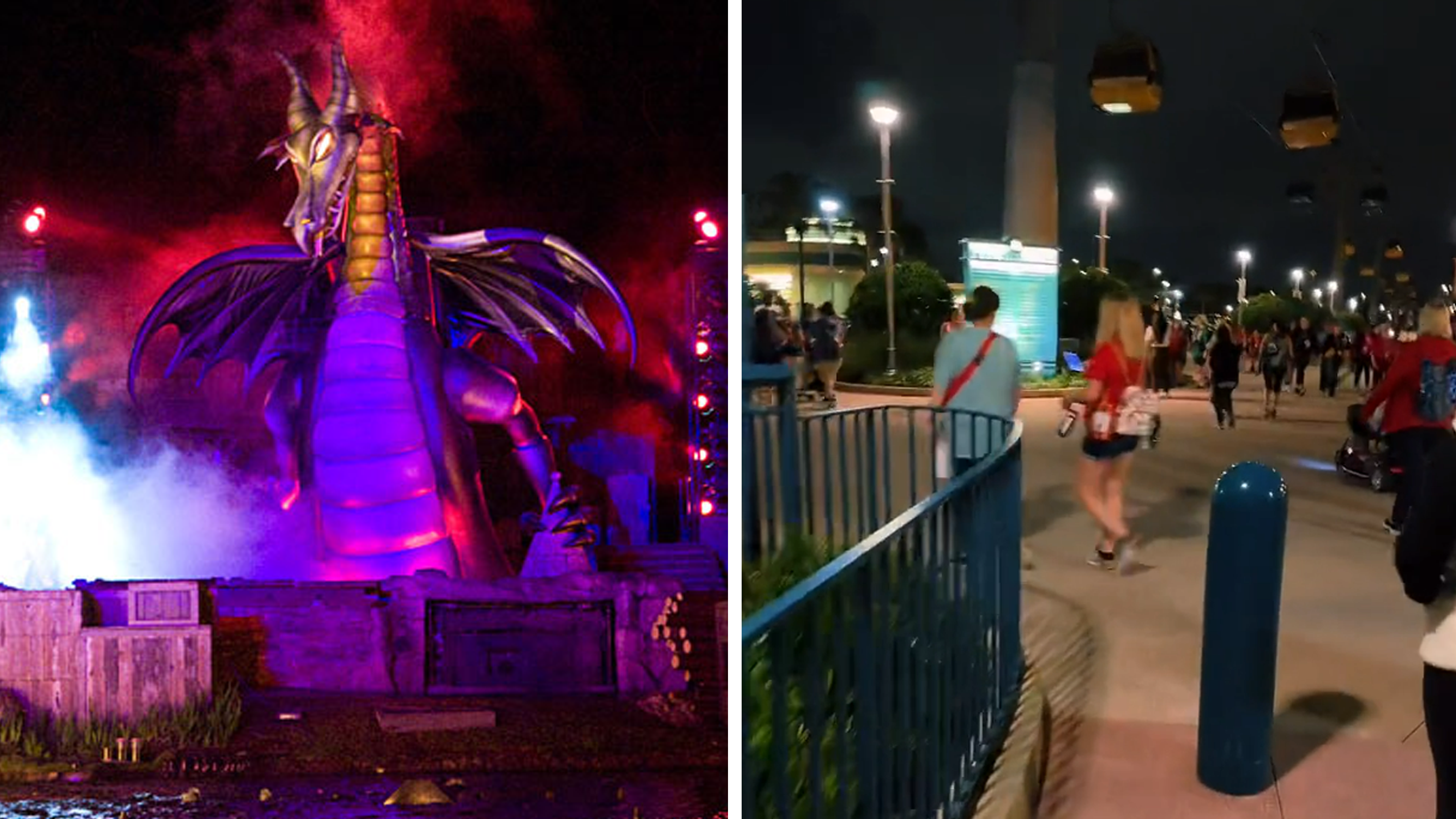 Fantasmic and Walkie Talkie to Epcot