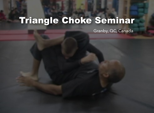 Triangle Choke with the Legs Seminar