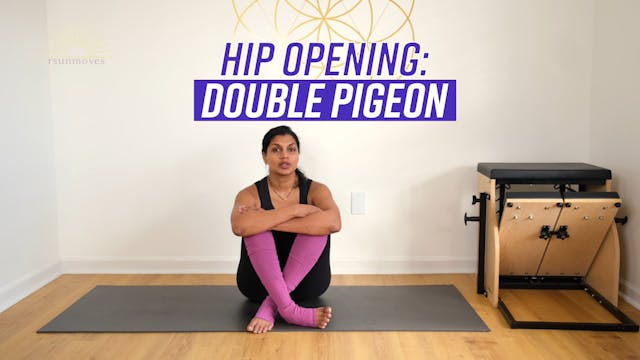 Hip opening-Double pigeon