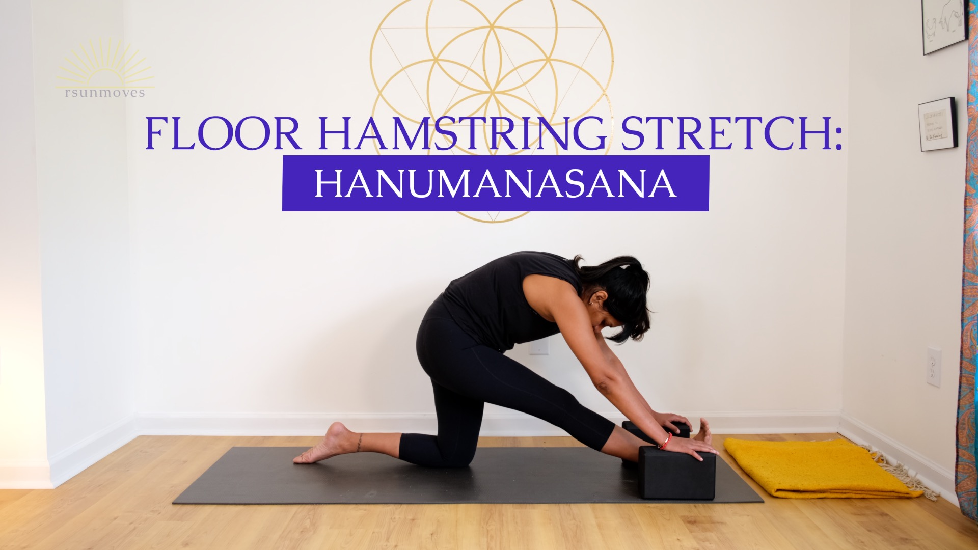 Hamstring Stretch: Hanumanasana
