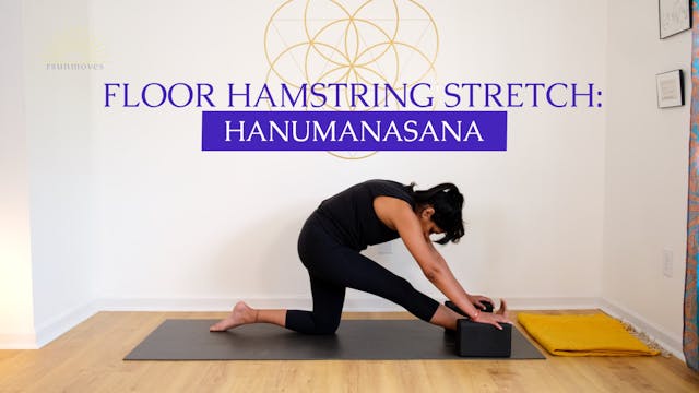 Hamstring Stretch: Hanumanasana
