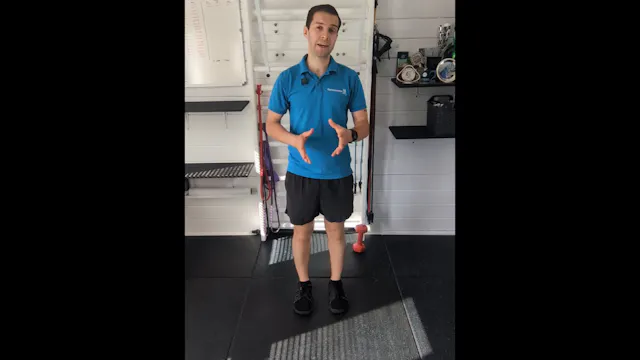 Lunge stance lateral hip shifts and split squats