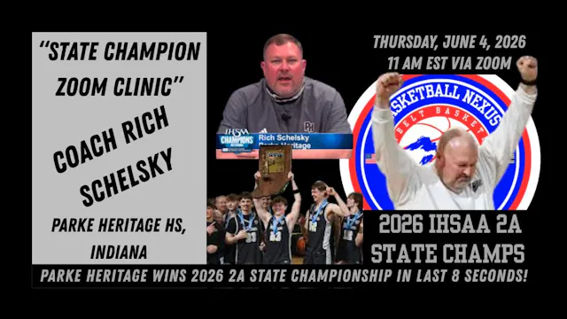 State Champions Zoom Clinic Series S1 E1 Coach Rich Schelsky