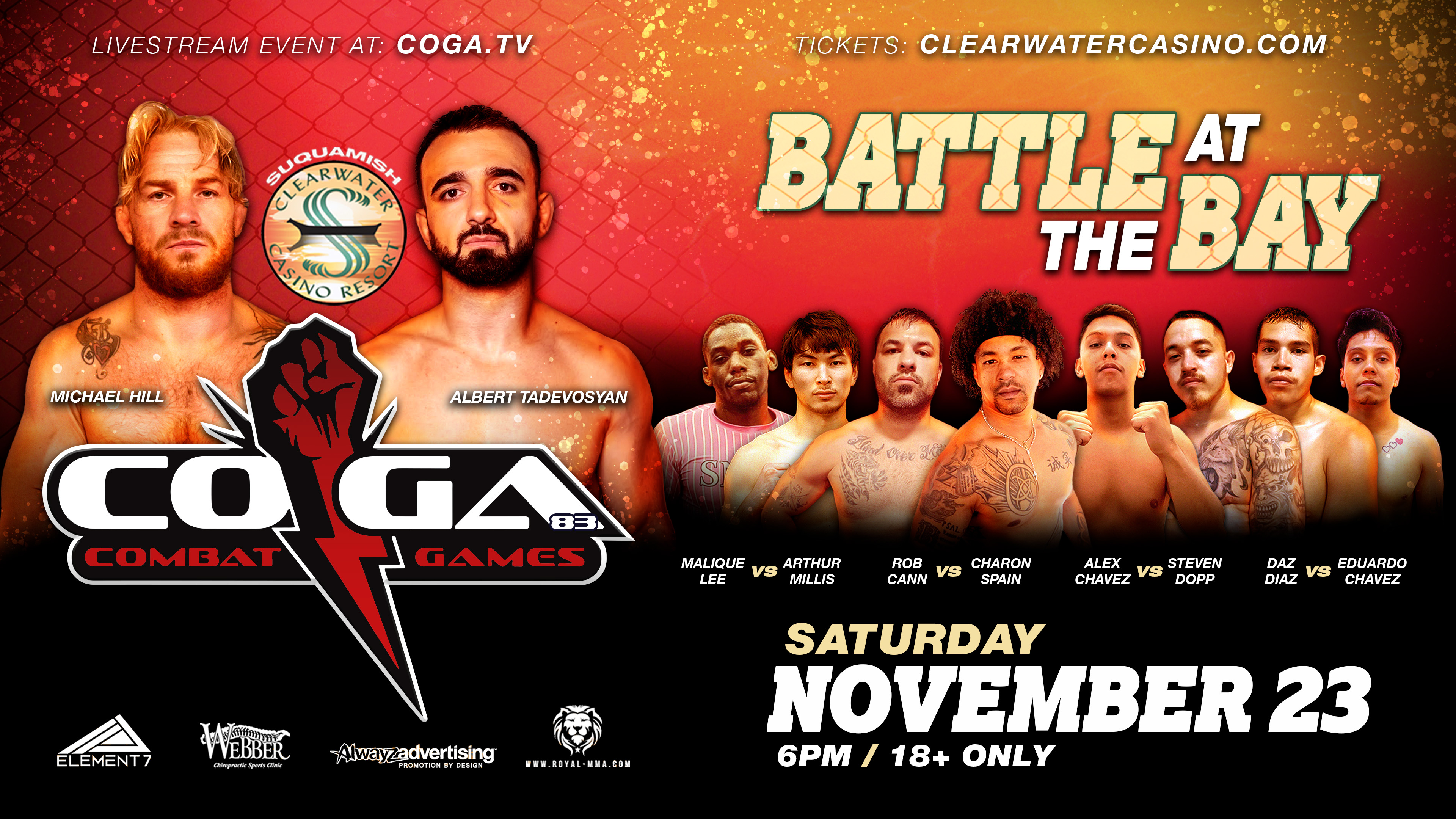 COGA MMA 83 - Battle at the Bay