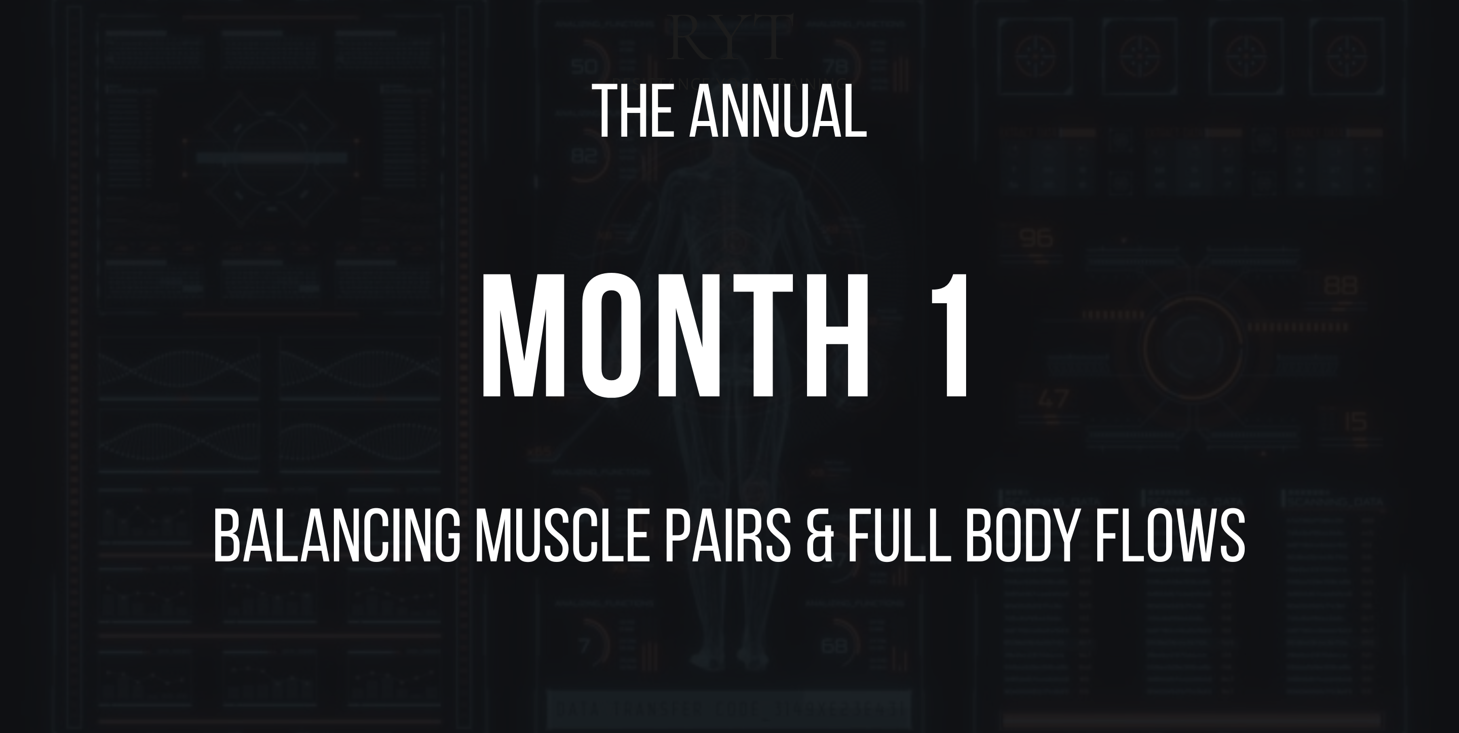 RYT- Month 1- Balancing Muscle Groups and Full Body Flows