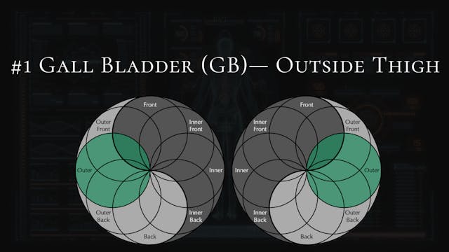 #1- Gall Bladder (GB)- Outer Thighs