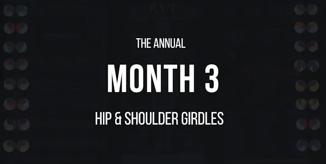 Month 3- Hip & Shoulder Girdles