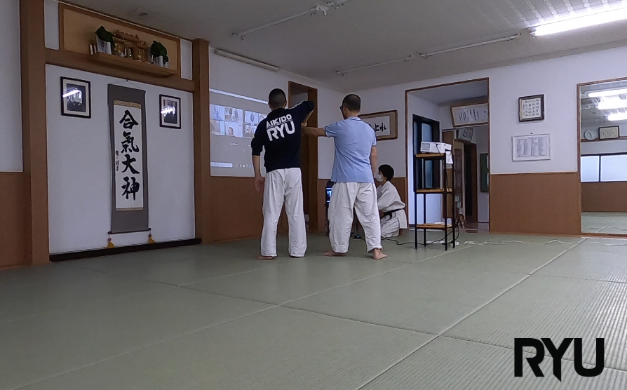  2021/7/3 龍オンラインfor all: 安藤師範 Ryu ZOOM Aikido: Ando Shihan