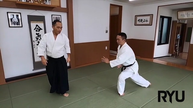 後ろ襟持ち肘締め　つながり技 Ushiro eri mochi hijishime connected technique