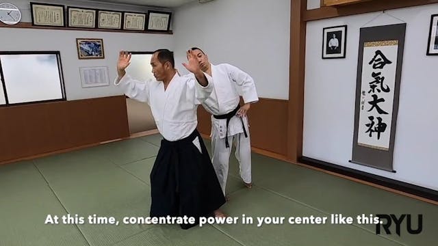後ろ技襟持ち肘締め(一)新 Ushiro eri mochi hijish...