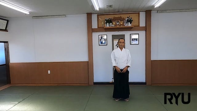 正面打ち小手返し、正面突き小手返し、正面突き肘当て呼吸投げ Kotegae...