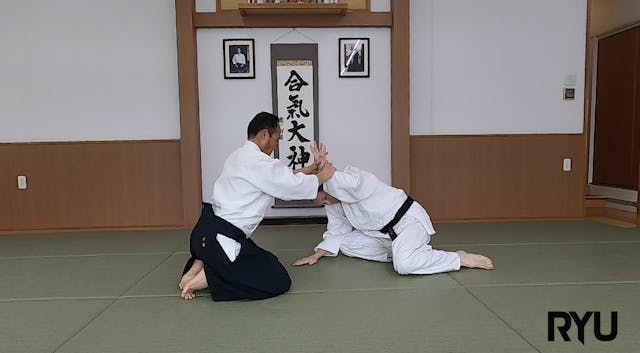 座り技片手持ち二ヶ条抑え（一）新 Suwari waza katate m...