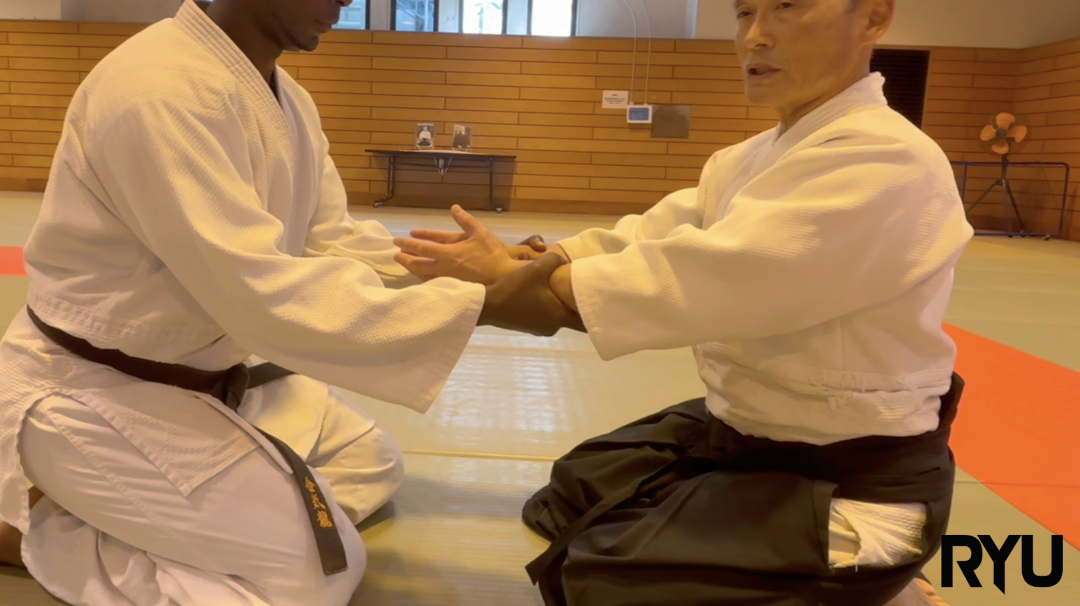 座り技両手持ち呼吸法（四）Suwari waza ryote mochi kokyuho (4)