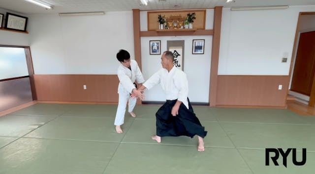 正面打ち四方投げ　Shomen uchi shihonage