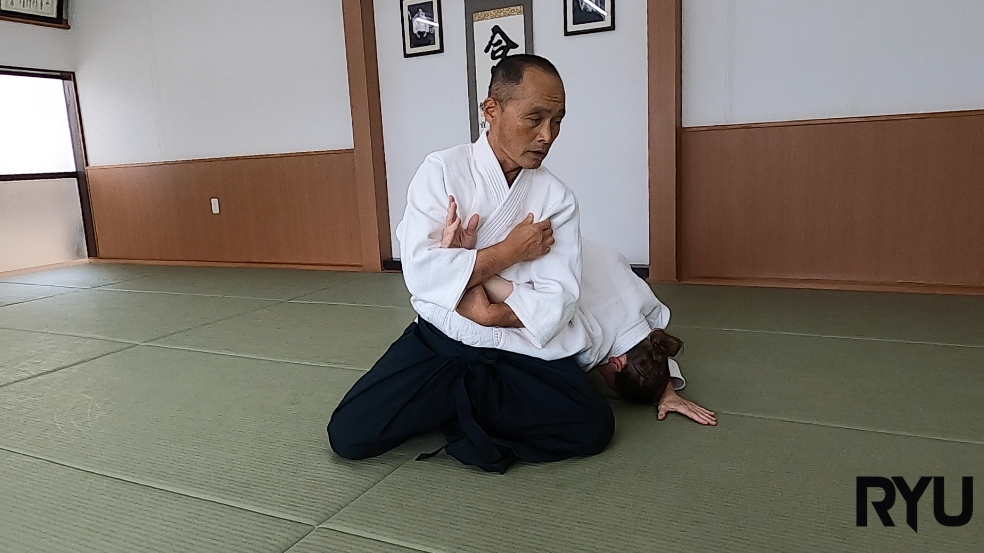 座り技正面打ち肘締め（一）新！Suwari waza shomen uchi hijishime (1) NEW VERSION! 2022/10