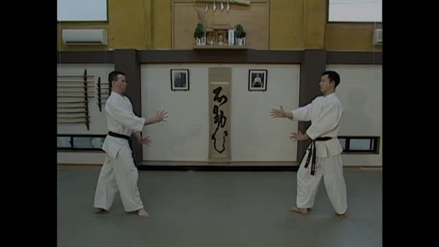 座り技横面打ち四ヶ条抑え（一）Suwari waza yokomen uc...