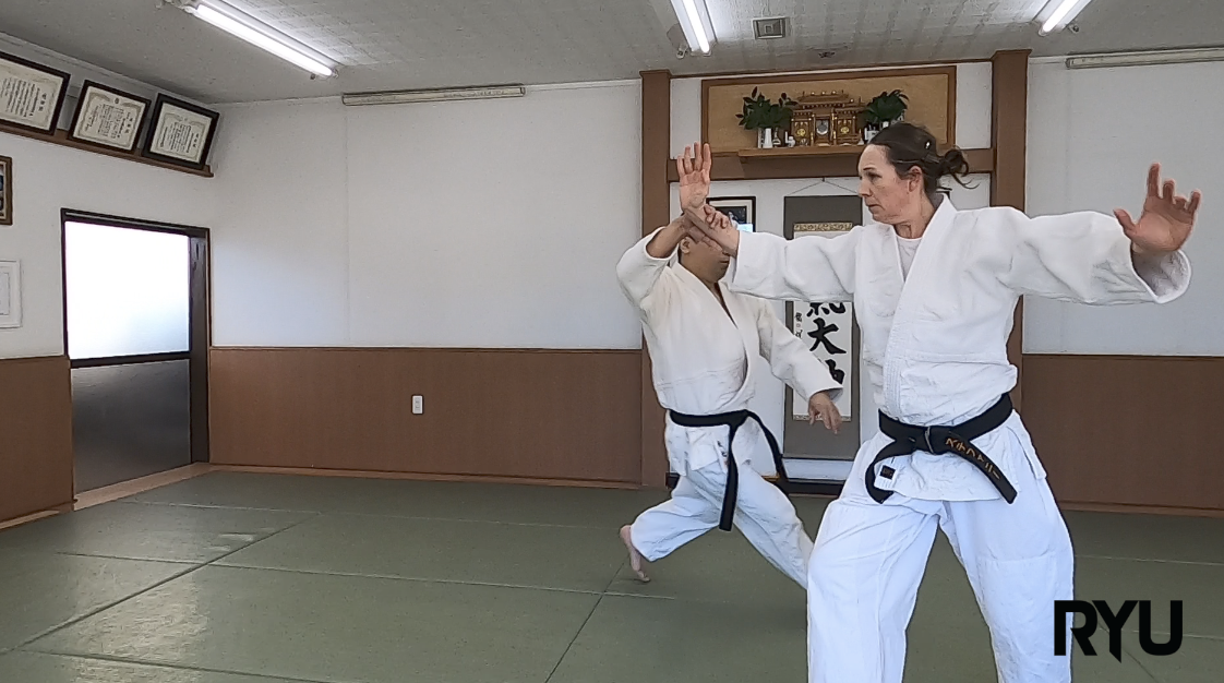 後ろ両手持ち自由技　Ushiro ryote mochi jiyuwaza