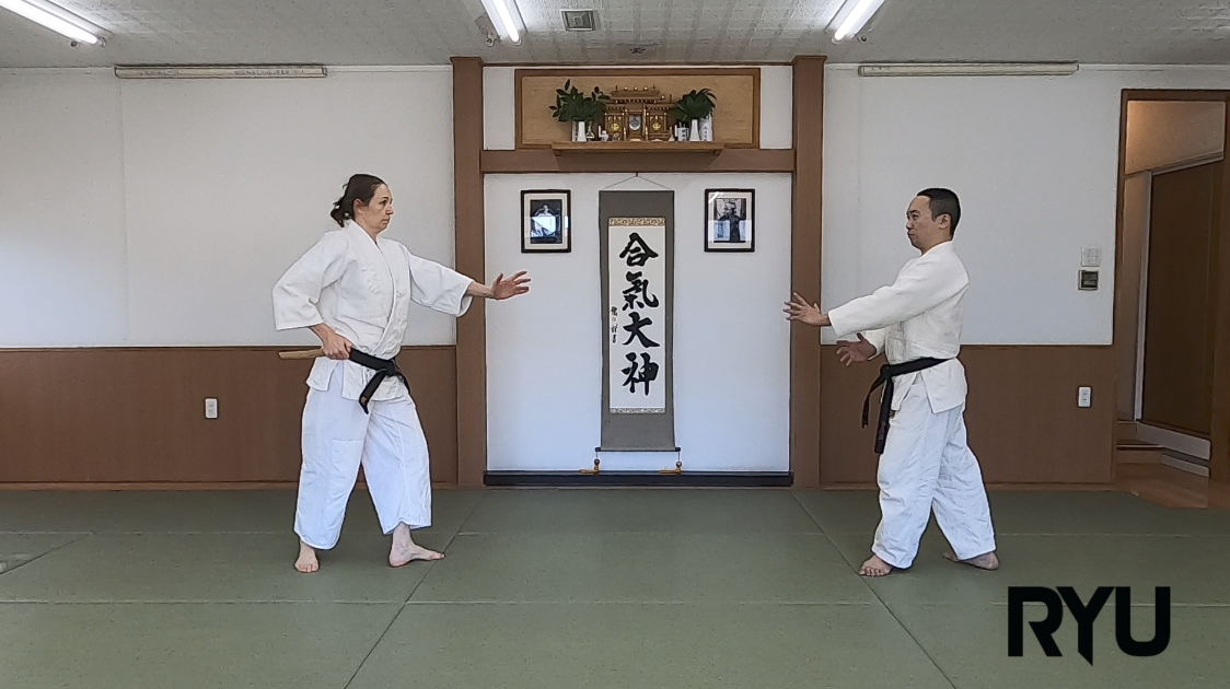 短刀取り自由技　Tanto dori jiyuwaza